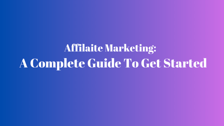 affiliate marketing