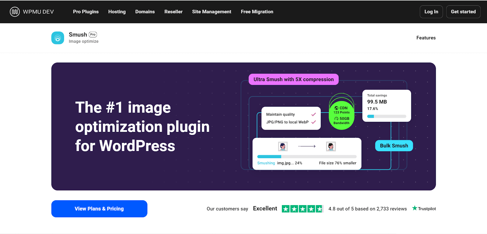 Smush plugin