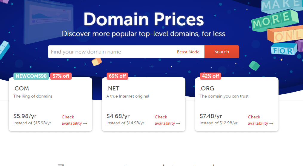 Namecheap domain prices 